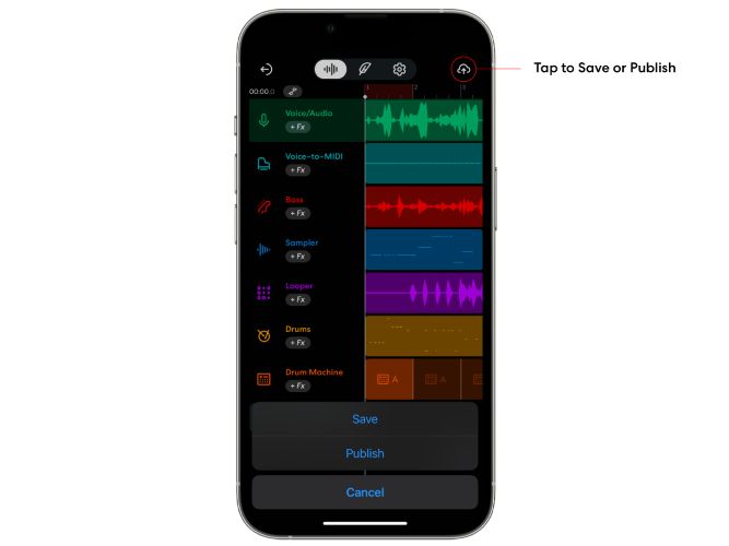 click cloud icon | Create Music Without Instruments or Musical Skills