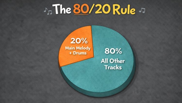 80/20 Rule | Create Music Without Instruments or Musical Skills