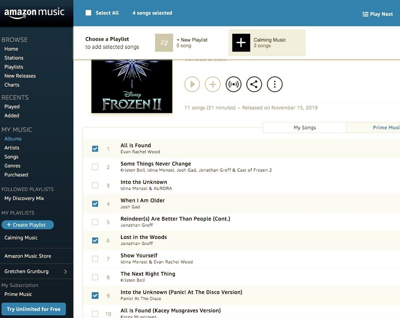 Create New Playlist | create a playlist on amazon music