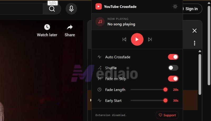 transitions | Crossfade YouTube Music