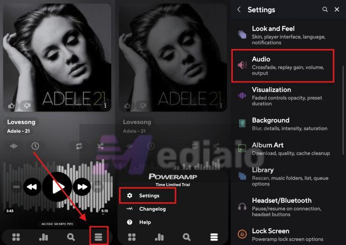 enter Settings | Crossfade YouTube Music