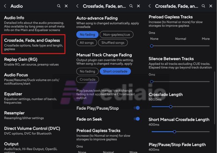 play YouTube Music | Crossfade YouTube Music