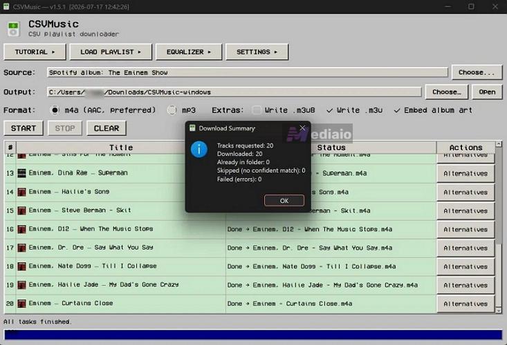 converted playlist tracks | Convert Spotify Playlist to MP3