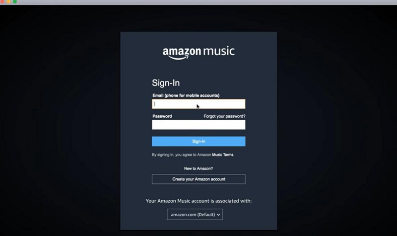 sign in with your Amazon | amazon music download mac