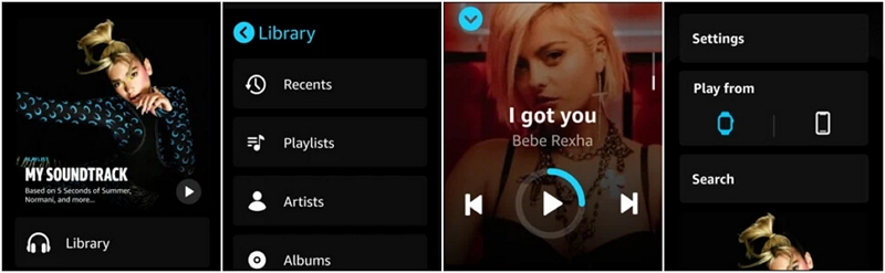start listening offline | amazon music apple watch