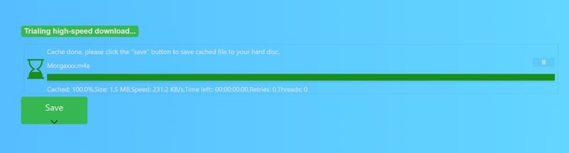 press Save | Download Music from Pandora