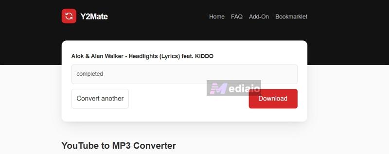 Download option | Download Music from YouTube Music to Computer