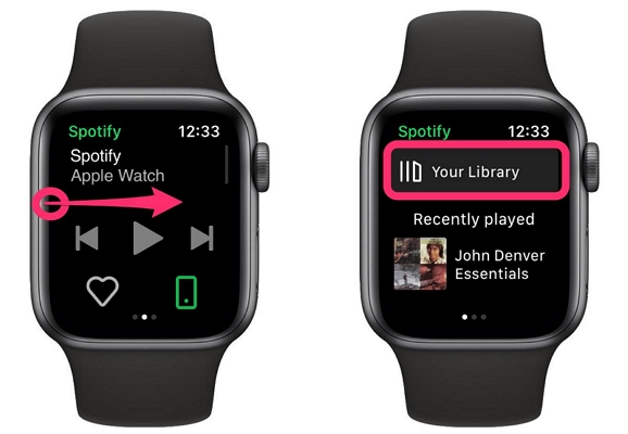 select playlist | Download Spotify Songs on Apple Watch