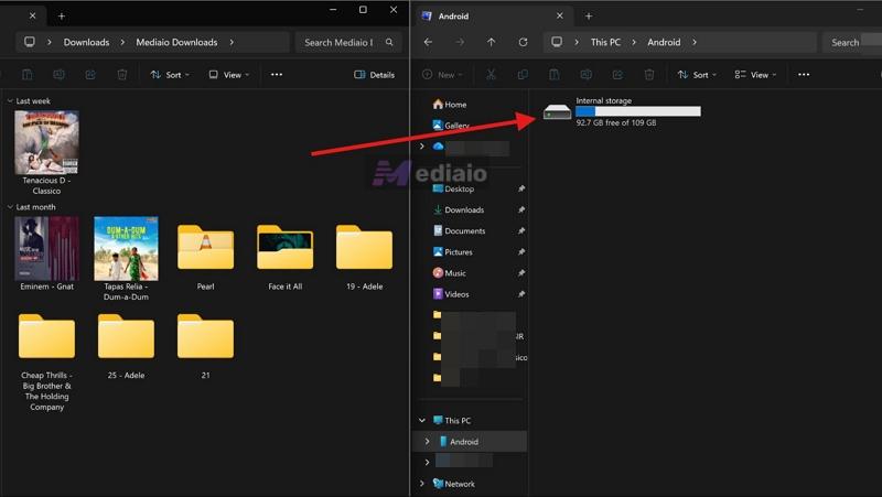File Explorer | Download Music to Your Phone from Your Phone