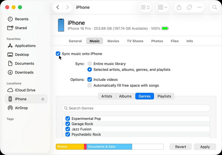choose the folder | Download Music to Your Phone from Your Phone