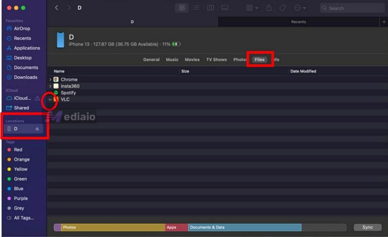 VLC in Finder | Download Music to Your Phone from Your Phone