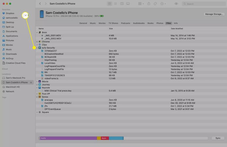 click Files in Finder | Add MP3 to Spotify
