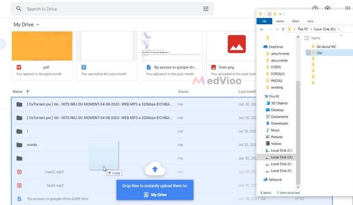 upload songs to Google Drive | download Spotify Chromebook