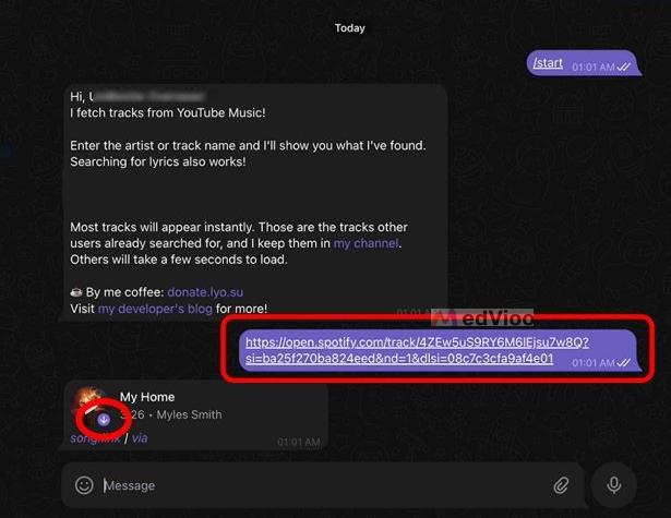 click Download arrow
