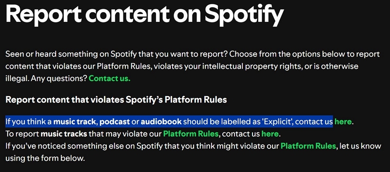 Spotify team review | What Does the E Mean on Spotify