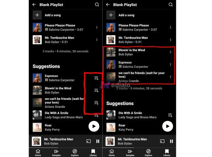 song suggestions | Create a Playlist on YouTube Music