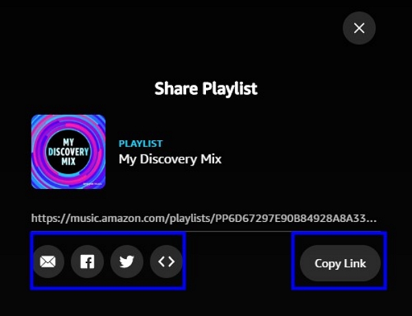 Share and export Amazon Music | Amazon Music
