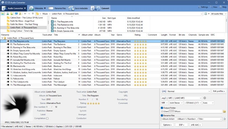 EZ studio-like interface | Lossless Audio Converters