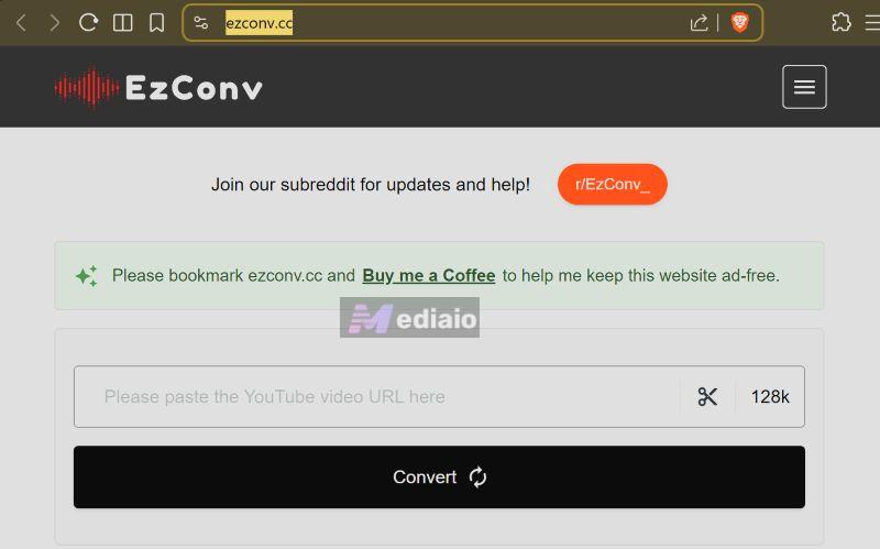 ezconv interface | EzMP3 Review