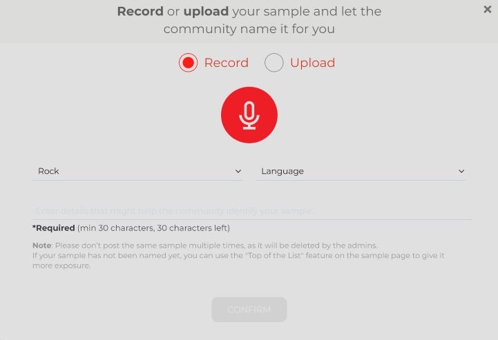 add context | Find a Song by Humming