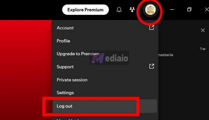 choose Log out | Make Your Playlist Collaborative on Spotify
