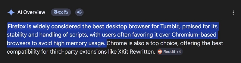 switch to another browser | Add Spotify Music to Tumblr