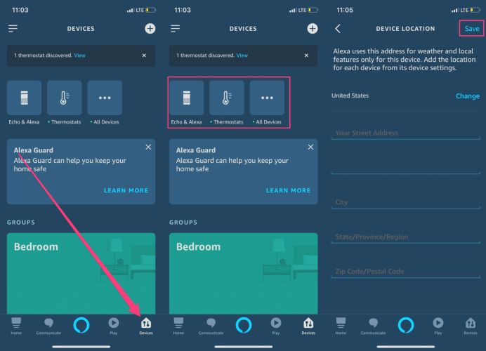 set region to United States | Play Pandora on Alexa