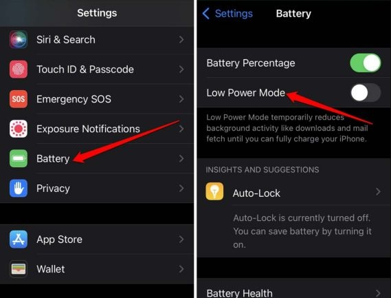 Low Power Mode | Pandora Not Working