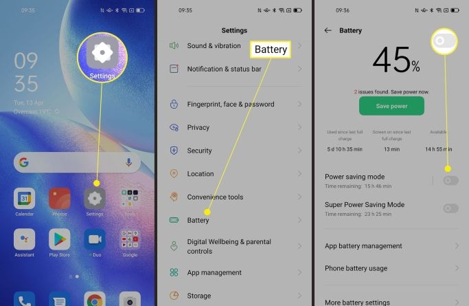 Power Saving Mode | Pandora Not Working