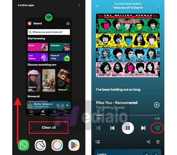 tap Repeat | Repeat a Song on Spotify