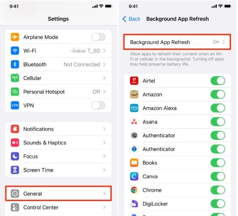 Pandora background app refresh | Pandora Sleep Timer