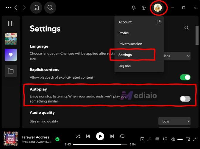 turn off Autoplay | Why Does Spotify Add Songs to My Playlist