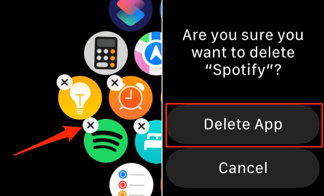 tap X | Download Spotify Songs on Apple Watch