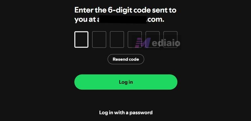 click Log in with password | Why Does Spotify Keep Logging Me Out