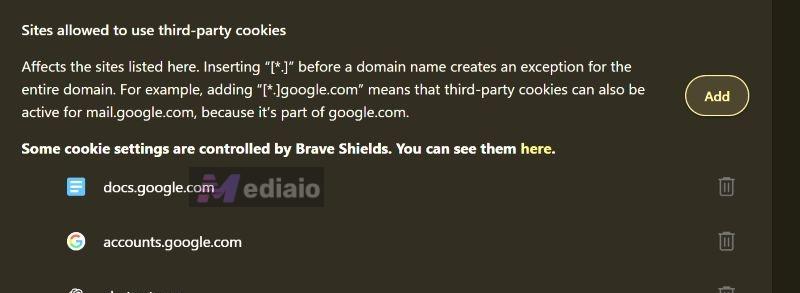 click Allowed to use third-party cookies | Why Does Spotify Keep Logging Me Out