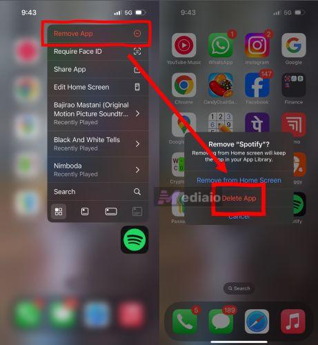 restart iPhone | Why Does Spotify Keep Logging Me Out
