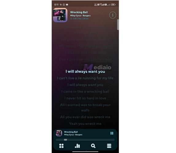 transfer songs | Spotify Lyrics Not Showing