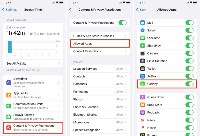 turn on CarPlay | Spotify on Apple CarPlay