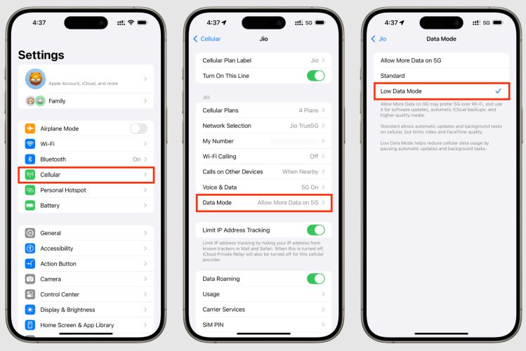 turn off Low Data Mode | Why Does YouTube Music Keep Pausing