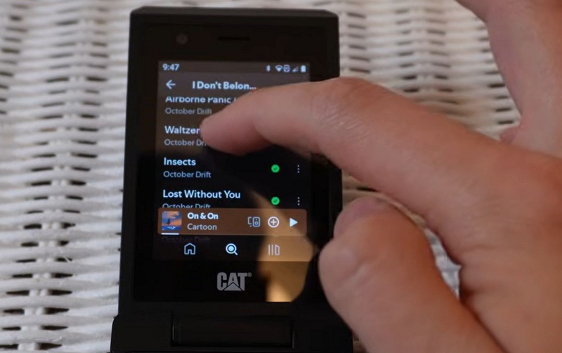 sign in Spotify | Flip Phones with Spotify