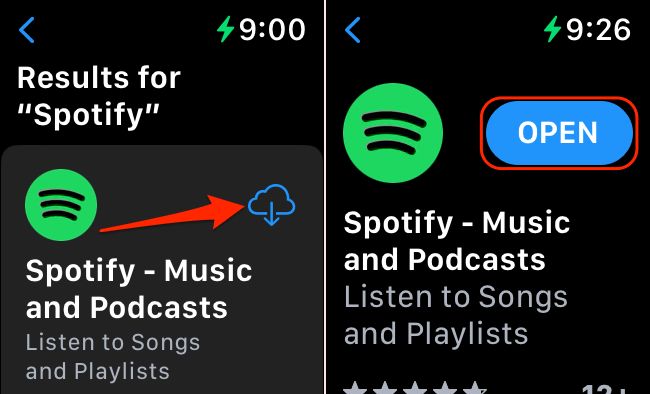 open Spotify on Apple Watch | Download Spotify Songs on Apple Watch