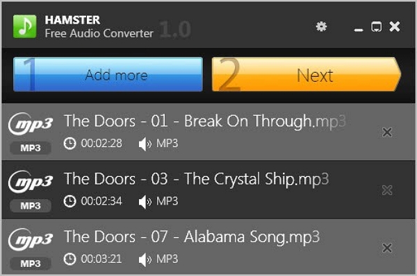 hamster free audio converter | offline audio converter for bulk processing