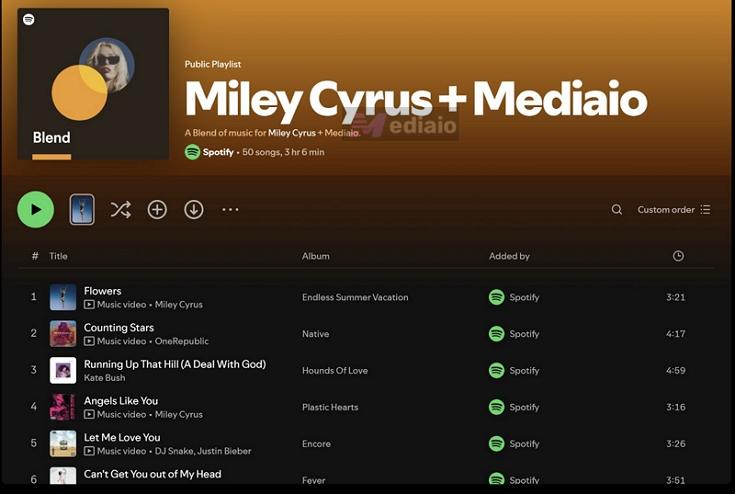 created Blend with artist | How Does Spotify Blend Work