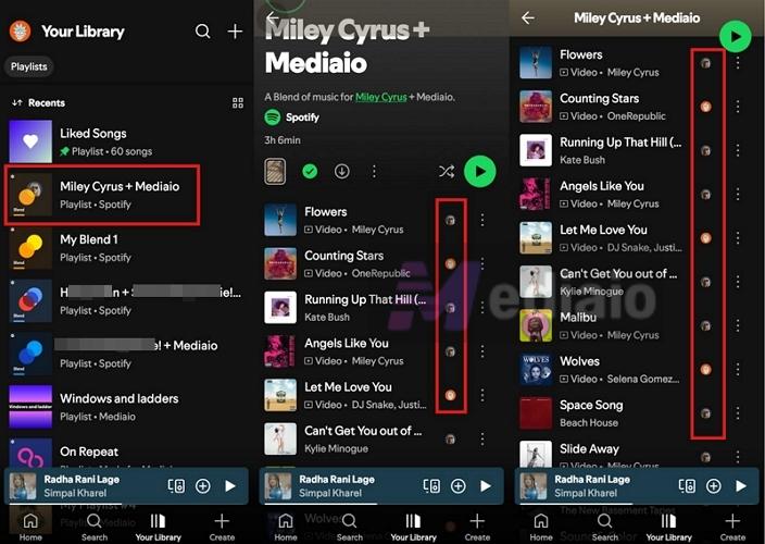 profile indicators | How Does Spotify Blend Work