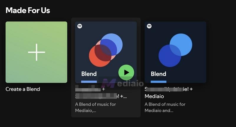 click Create a Blend | How Does Spotify Blend Work