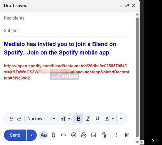 paste invite link | How Does Spotify Blend Work