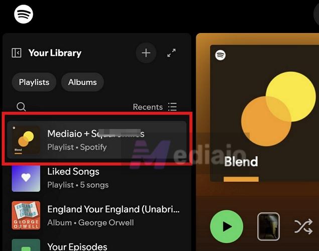 Blend in Your Library | How Does Spotify Blend Work