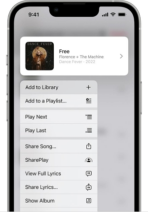 Add the Catalog Version |sync lyrics on apple music