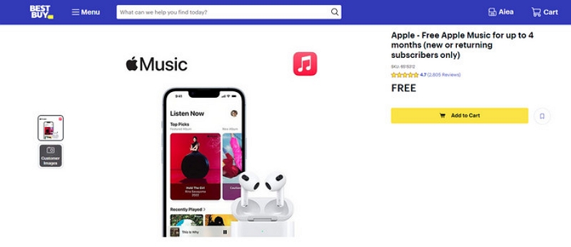 free Apple Music subscription | get apple music for free