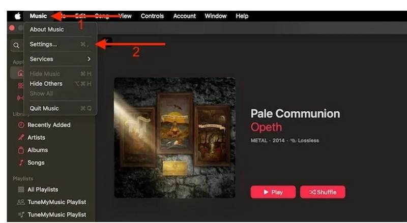 Turn On Crossfade on Apple Music Mac | create a playlist on amazon music
